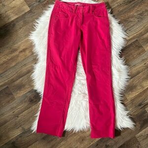Nike tour performance dri fit hot Barbie pink Golf pants/capris size 4